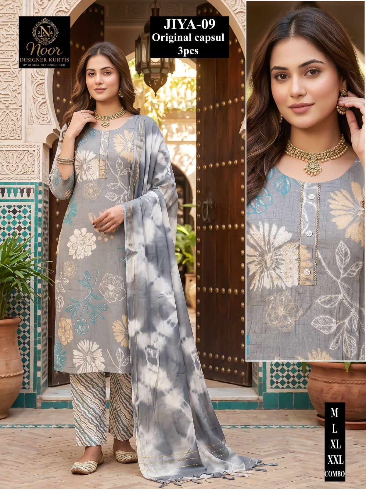 Jiya Globe Capsule Readymade Pant Style Suits Exporter Ahmedabad