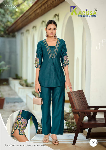 Jiya Karissa Viscose Co Ord Set Supplier