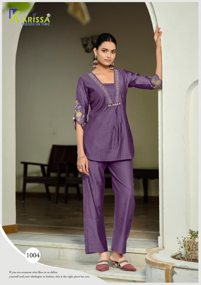Jiya Karissa Viscose Co Ord Set Supplier