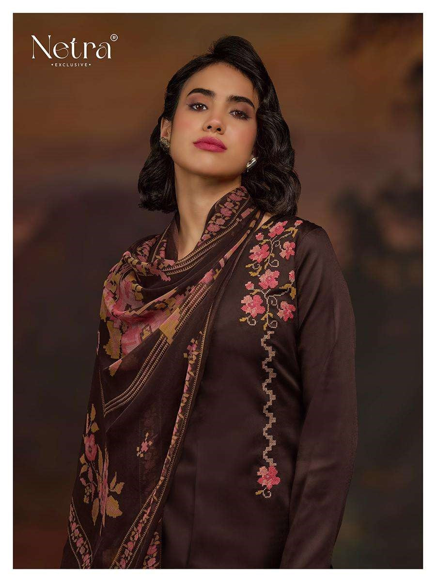 Jiya Netra Premium Cotton Pant Style Suits Exporter India