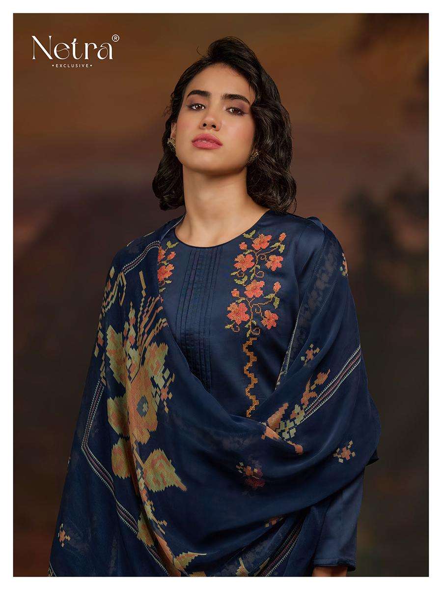 Jiya Netra Premium Cotton Pant Style Suits Exporter India
