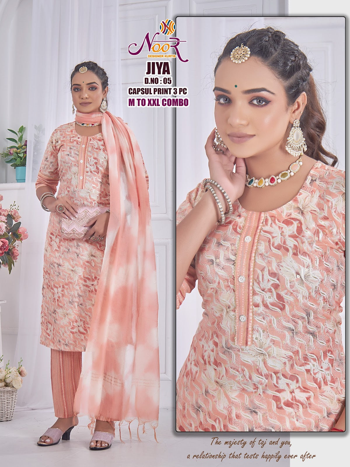 Jiya Noor Capsule Readymade Pant Style Suits Manufacturer Gujarat