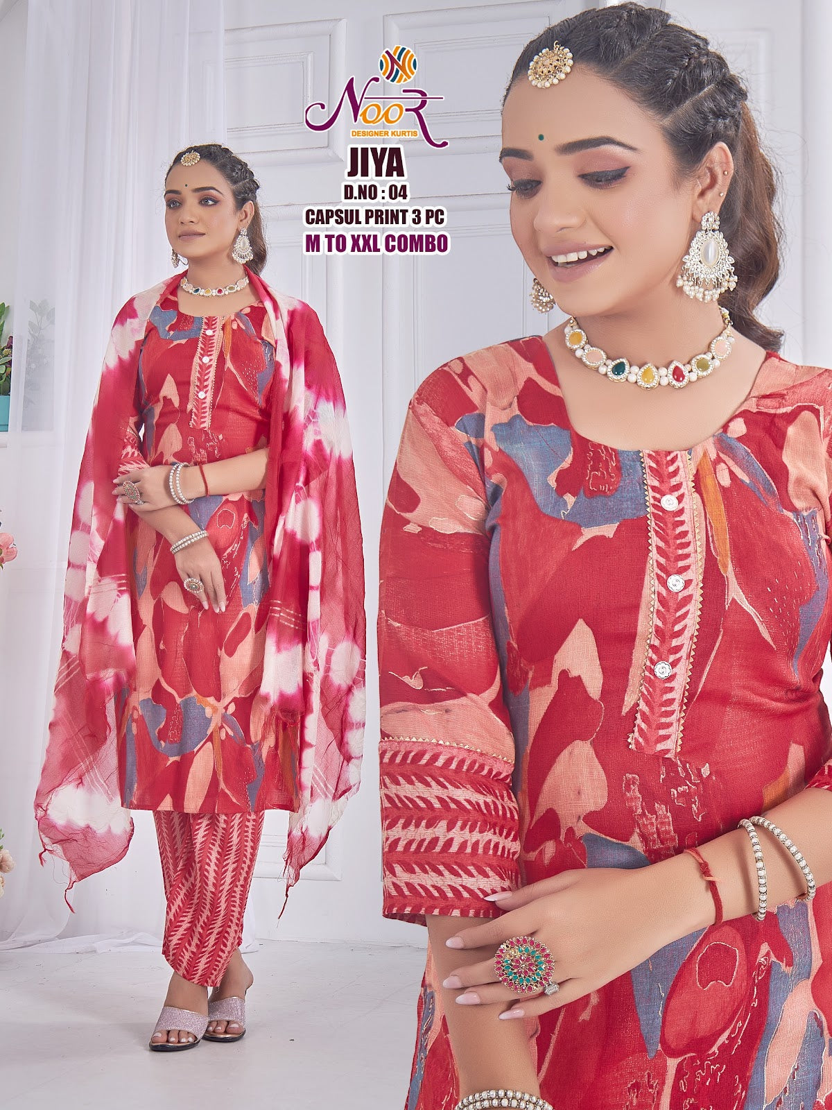 Jiya Noor Capsule Readymade Pant Style Suits Manufacturer Gujarat