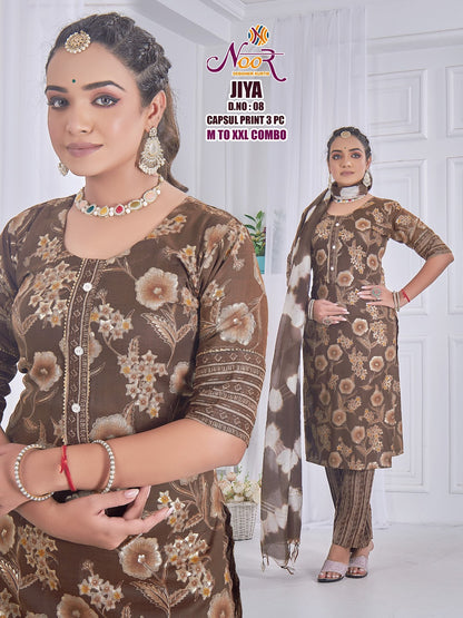 Jiya Noor Capsule Readymade Pant Style Suits Manufacturer Gujarat