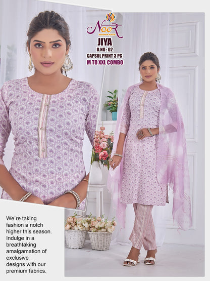 Jiya Noor Capsule Readymade Pant Style Suits Manufacturer Gujarat