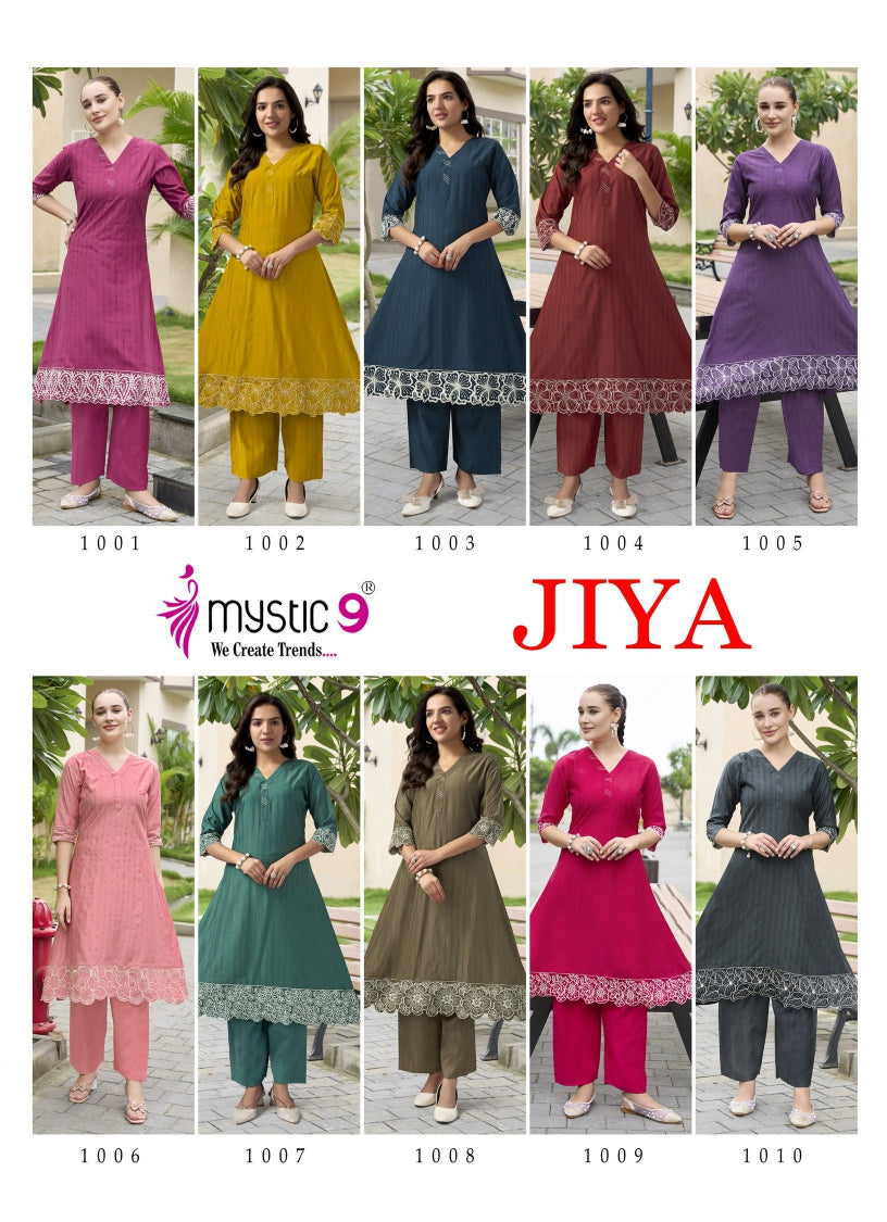 Jiya Vol 1 Mystic 9 Gadwal Co Ord Set Manufacturer Ahmedabad
