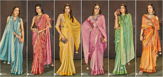 Jiya Vol 5 Vallabhi Prints Georgette Sarees Wholesaler India