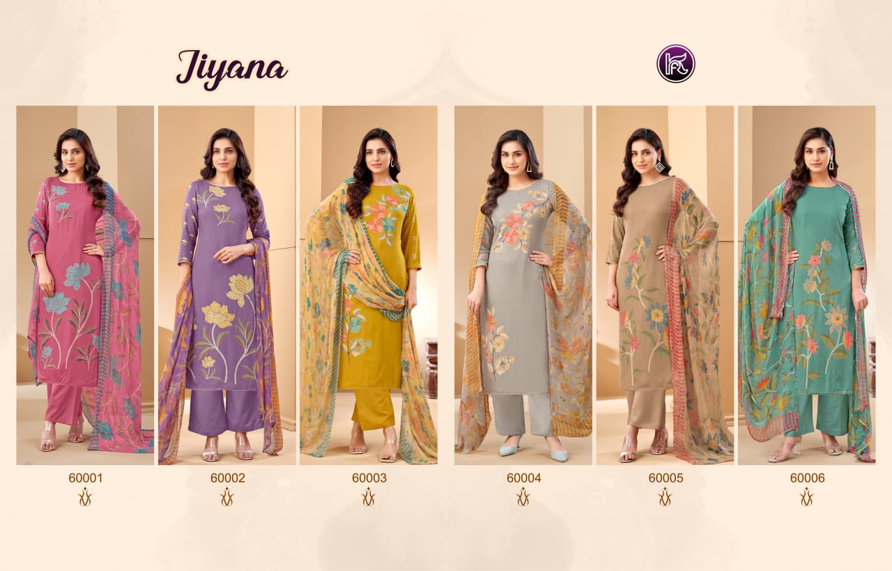 Jiyana Kala Fashion Viscose Pashmina Suits Manufacturer