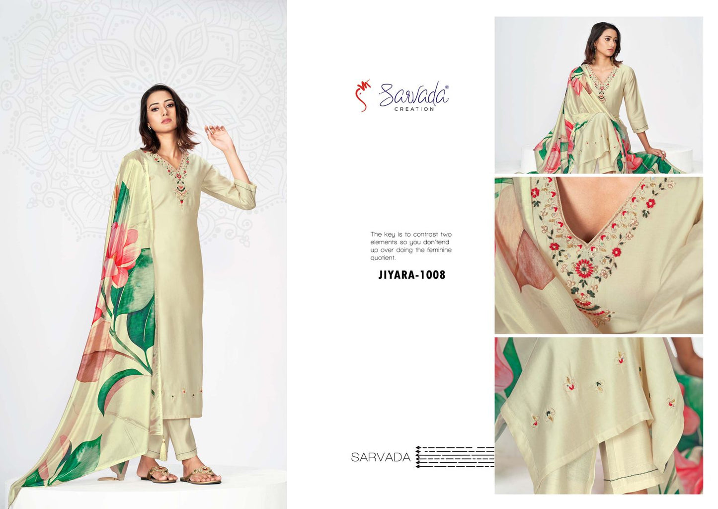 Jiyara Sarvada Roman Silk Readymade Pant Style Suits Wholesaler Ahmedabad