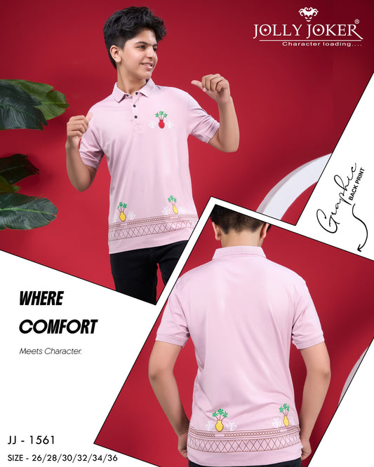 Jj 1561 Jolly Joker Tencil Boys Tshirt Exporter India