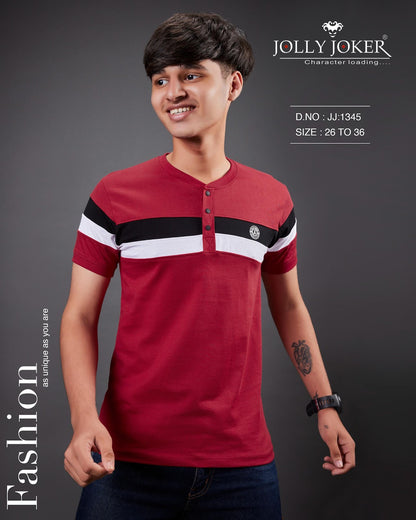 Jj 1345 Jolly Joker Biowash Boys Tshirt Exporter India
