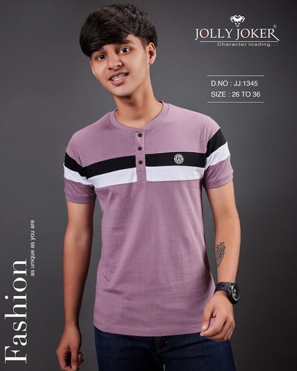 Jj 1345 Jolly Joker Biowash Boys Tshirt Exporter India