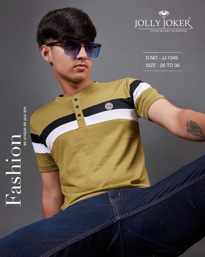 Jj 1345 Jolly Joker Biowash Boys Tshirt Exporter India