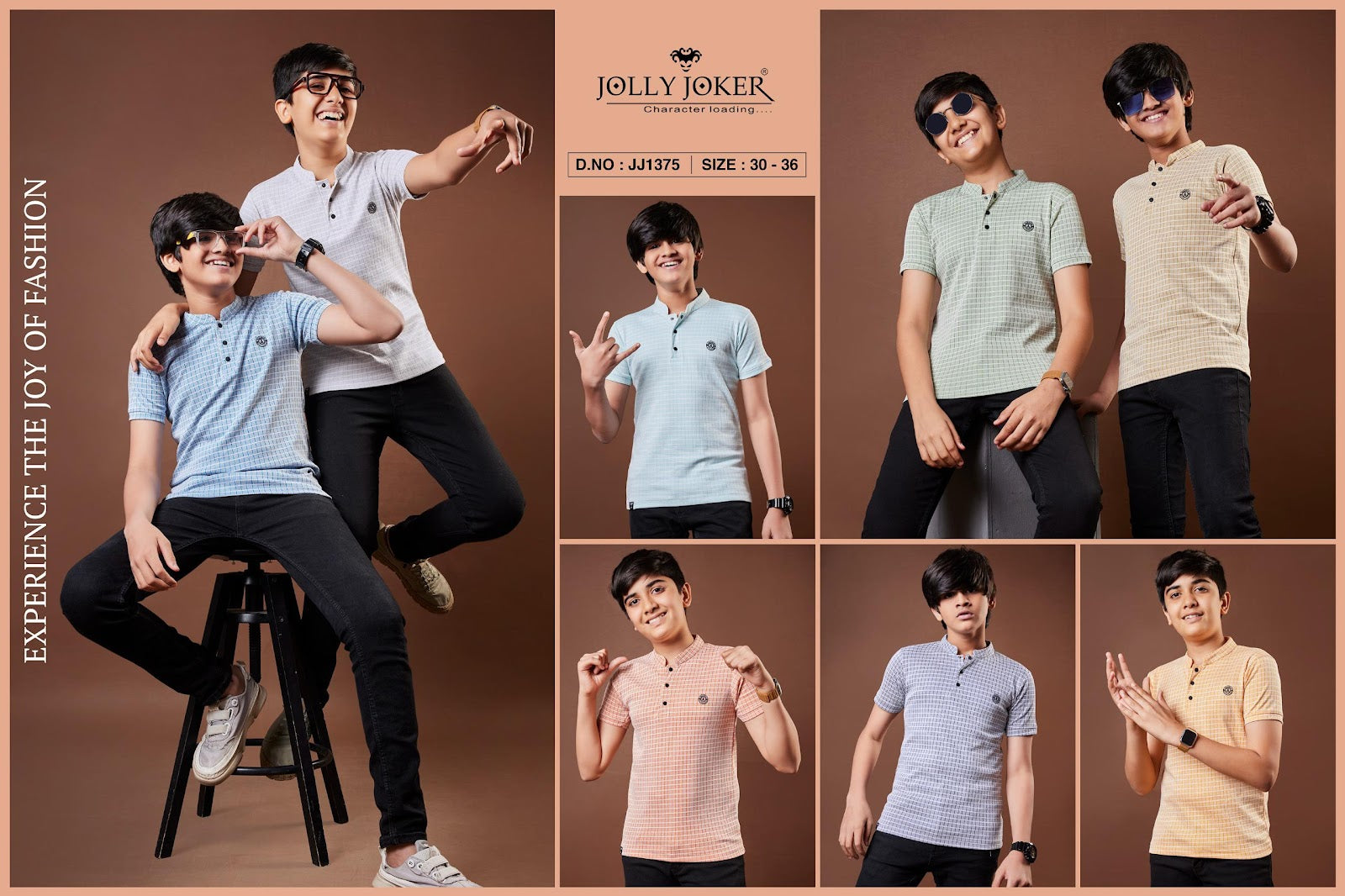 Jj 1375 Jolly Joker Bird Eye Boys Tshirt Manufacturer Gujarat