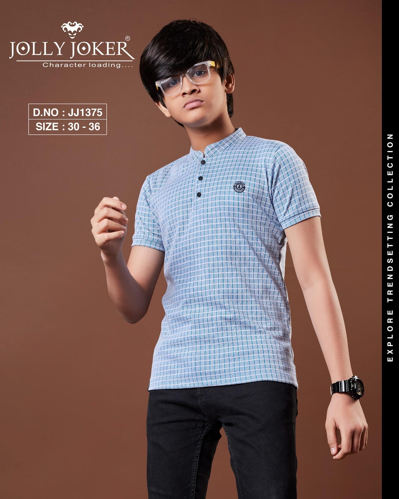 Jj 1375 Jolly Joker Bird Eye Boys Tshirt Manufacturer Gujarat