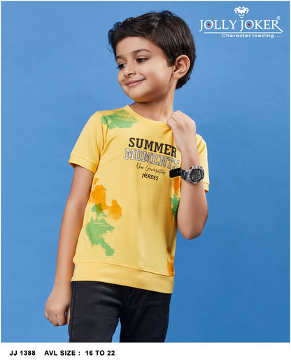 Jj 1388 Jolly Joker Tencil Boys Tshirt Supplier Gujarat