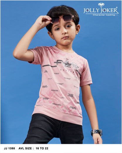 Jj 1388 Jolly Joker Tencil Boys Tshirt Supplier Gujarat