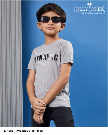 Jj 1388 Jolly Joker Tencil Boys Tshirt Supplier Gujarat