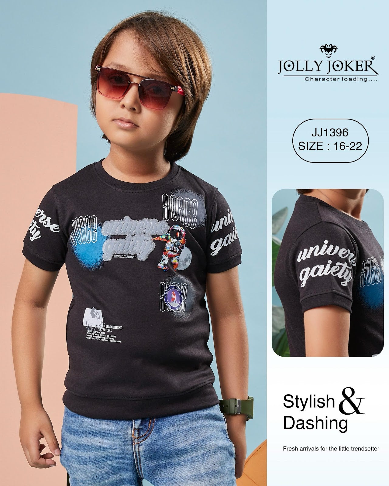Jj 1396 Jolly Joker Soft Boys Tshirt Exporter Ahmedabad