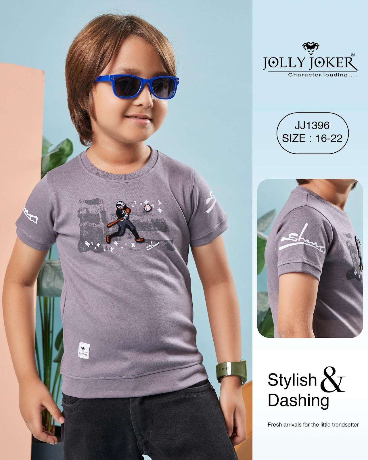 Jj 1396 Jolly Joker Soft Boys Tshirt Exporter Ahmedabad
