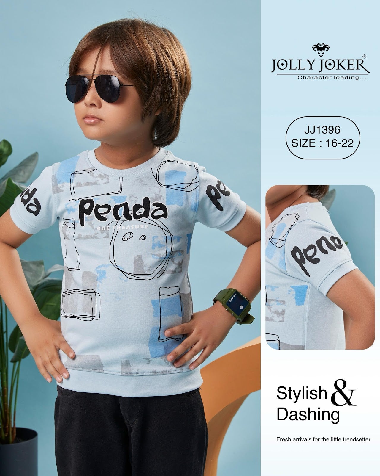 Jj 1396 Jolly Joker Soft Boys Tshirt Exporter Ahmedabad