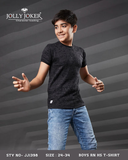 Jj 1398 Jolly Joker Summer Fusion Boys Tshirt Supplier Ahmedabad