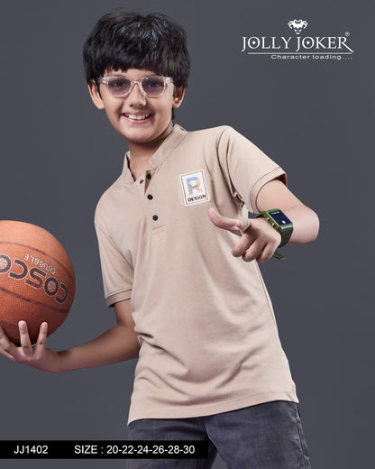 Jj 1402 Jolly Joker Tencil Boys Tshirt Wholesaler India