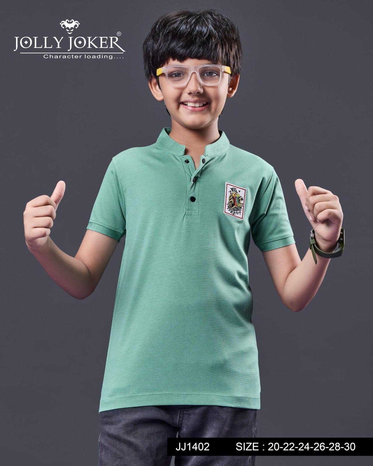 Jj 1402 Jolly Joker Tencil Boys Tshirt Wholesaler India