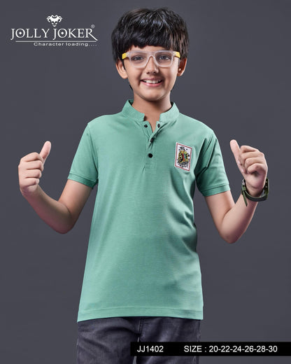 Jj 1402 Jolly Joker Tencil Boys Tshirt Wholesaler India