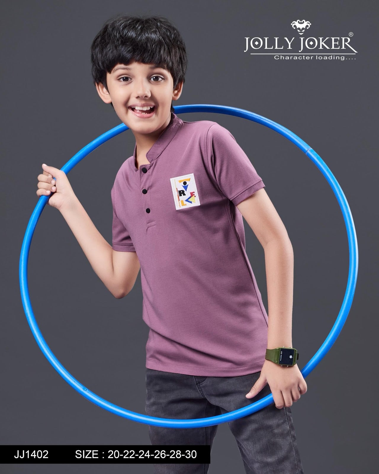 Jj 1402 Jolly Joker Tencil Boys Tshirt Wholesaler India