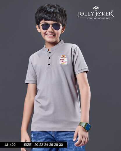 Jj 1402 Jolly Joker Tencil Boys Tshirt Wholesaler India