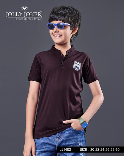Jj 1402 Jolly Joker Tencil Boys Tshirt Wholesaler India