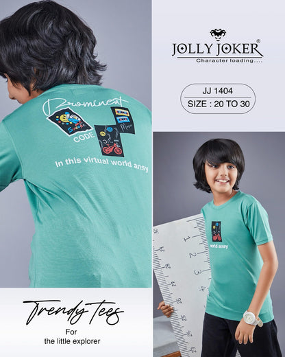 Jj 1404 Jolly Joker Tencil Boys Tshirt Supplier India