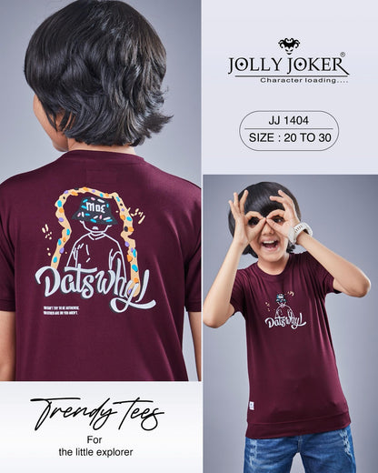 Jj 1404 Jolly Joker Tencil Boys Tshirt Supplier India