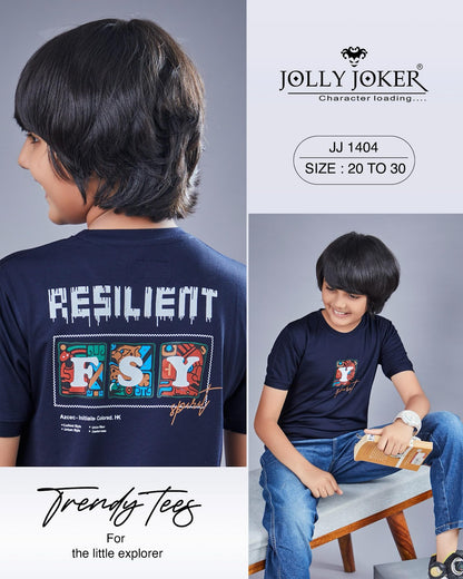 Jj 1404 Jolly Joker Tencil Boys Tshirt Supplier India