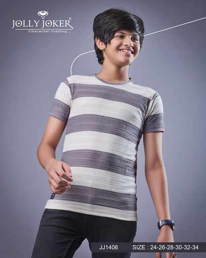 Jj 1406 Jolly Joker Knit Boys Tshirt Exporter