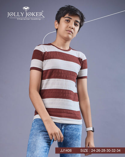Jj 1406 Jolly Joker Knit Boys Tshirt Exporter