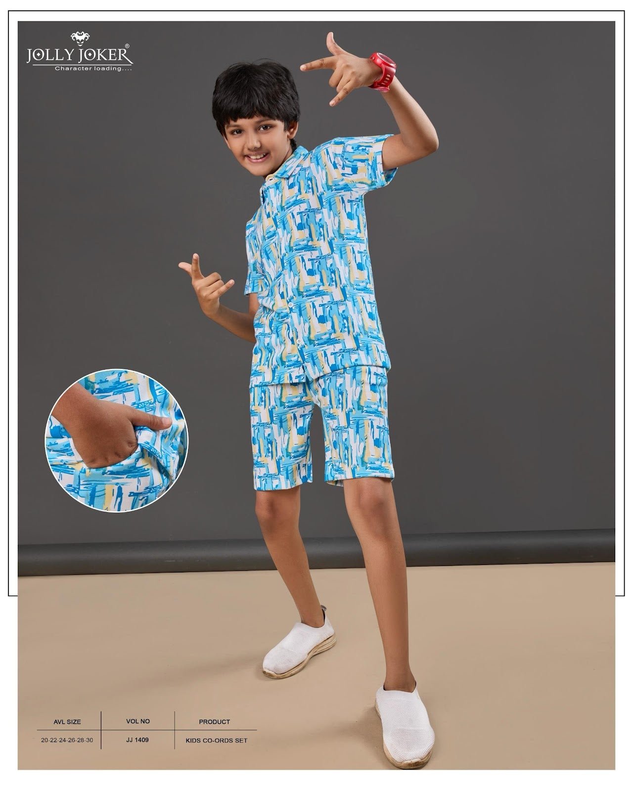 Jj 1409 Jolly Joker Cotton Boys Co Ord Set Manufacturer – Kavya