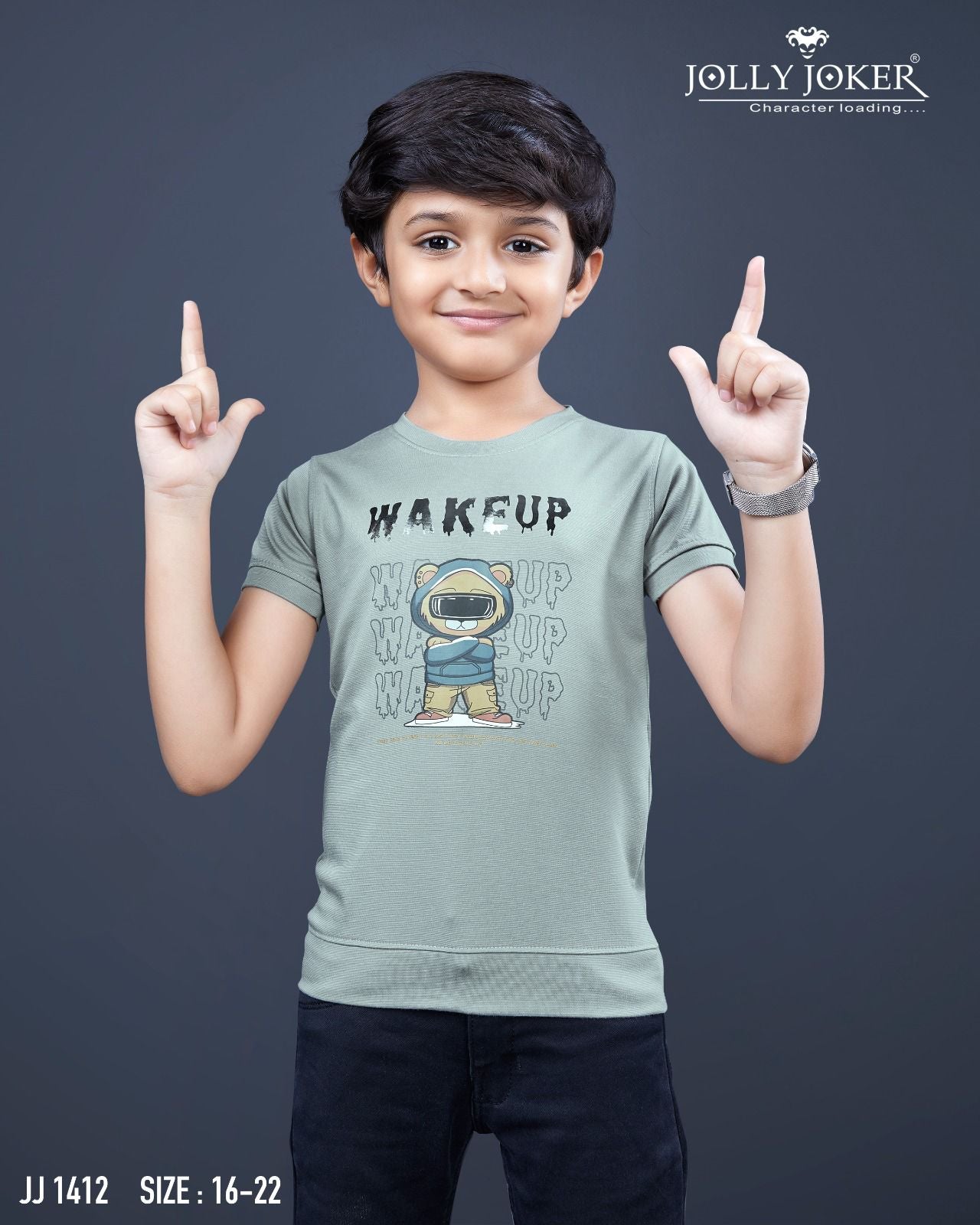 Jj 1412 Jolly Joker Tencil Boys Tshirt Supplier