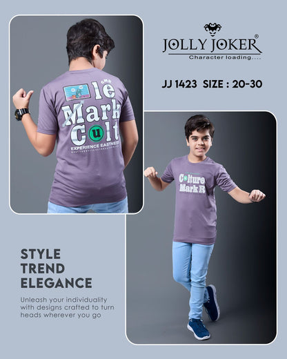 Jj 1423 Jolly Joker Tencil Boys Tshirt Exporter Gujarat