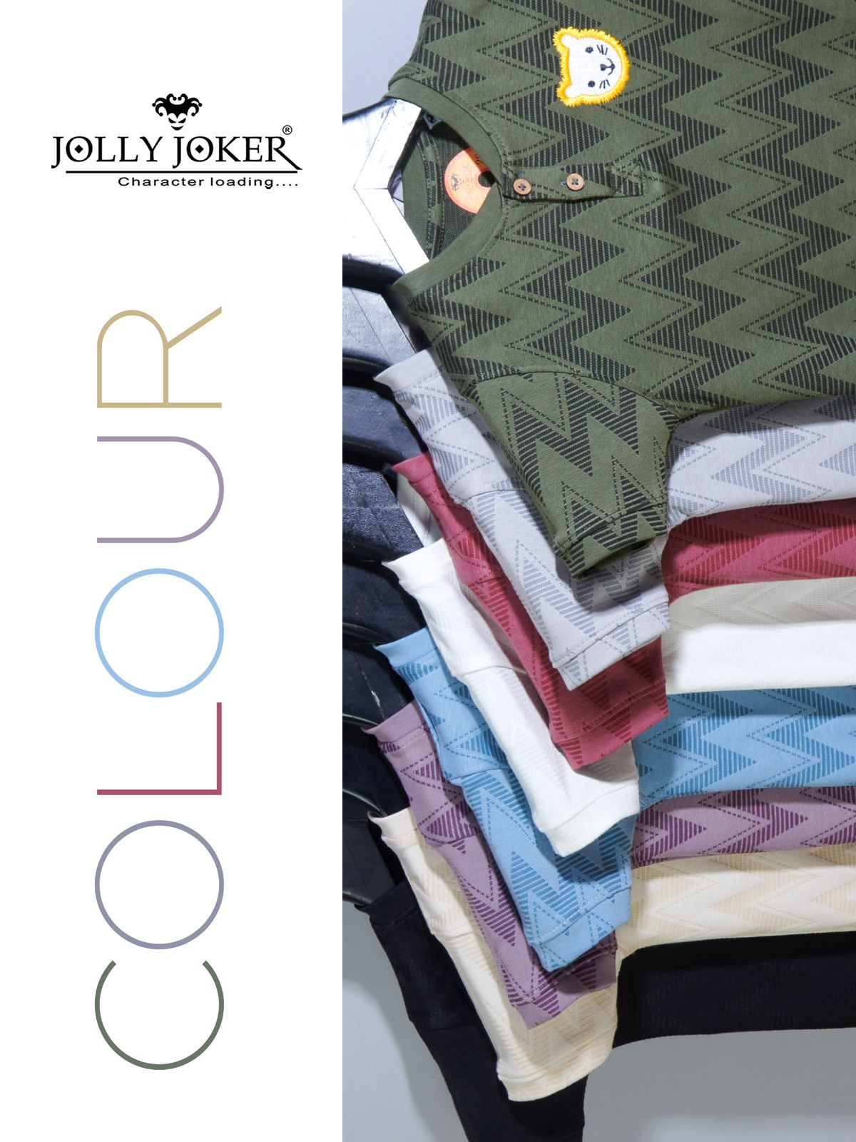 Jj 1426 Jolly Joker Jacquard Boys Tshirt Exporter Gujarat