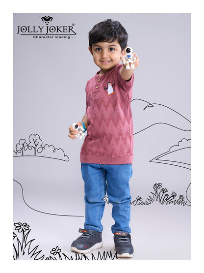 Jj 1426 Jolly Joker Jacquard Boys Tshirt Exporter Gujarat