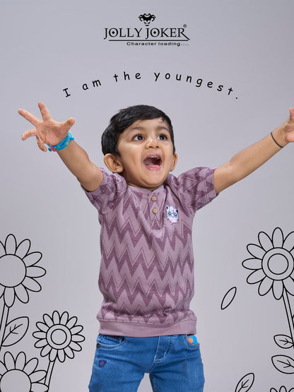 Jj 1426 Jolly Joker Jacquard Boys Tshirt Exporter Gujarat