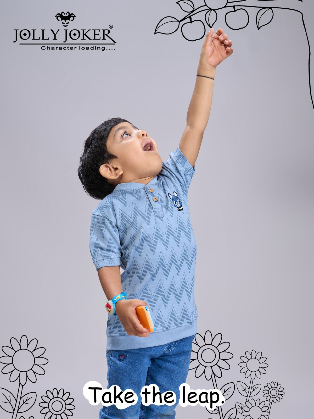 Jj 1426 Jolly Joker Jacquard Boys Tshirt Exporter Gujarat