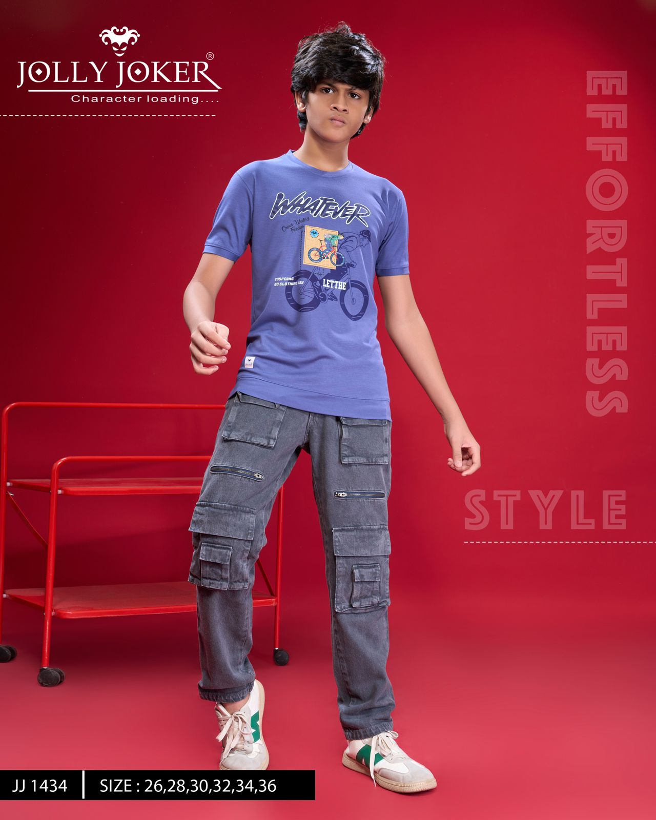 Jj 1434 Jolly Joker Tencil Boys Tshirt Exporter India