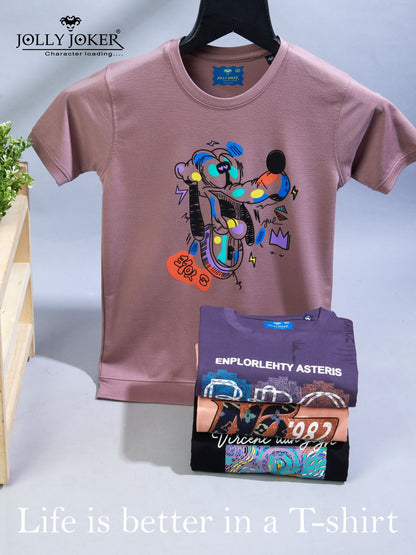 Jj 1437 Jolly Joker Tencil Boys Tshirt Wholesaler India