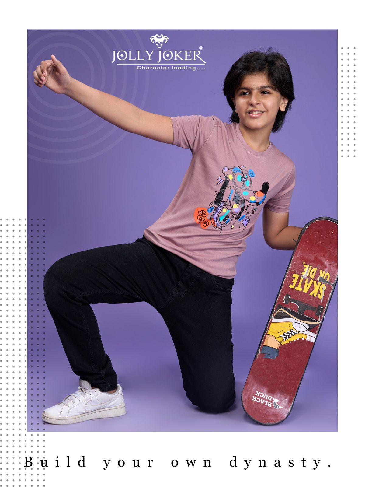 Jj 1437 Jolly Joker Tencil Boys Tshirt Wholesaler India