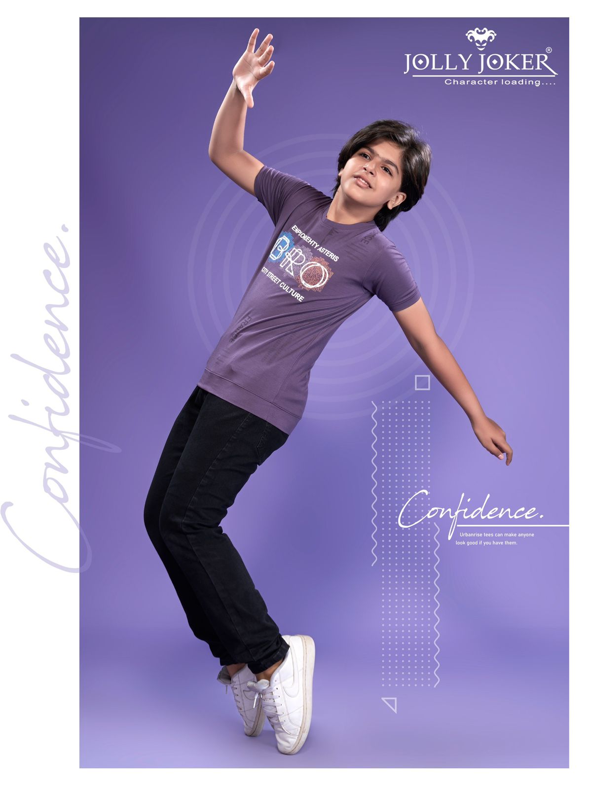 Jj 1437 Jolly Joker Tencil Boys Tshirt Wholesaler India