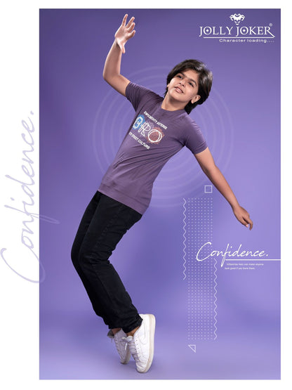 Jj 1437 Jolly Joker Tencil Boys Tshirt Wholesaler India