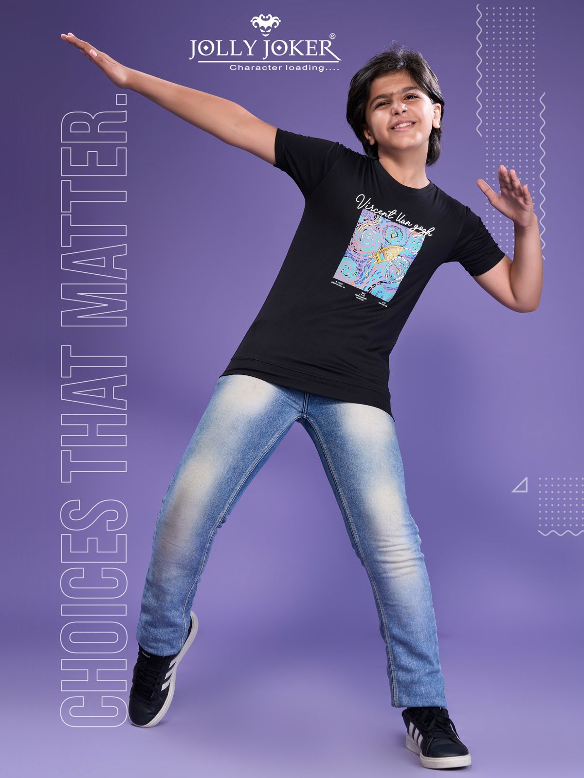 Jj 1437 Jolly Joker Tencil Boys Tshirt Wholesaler India